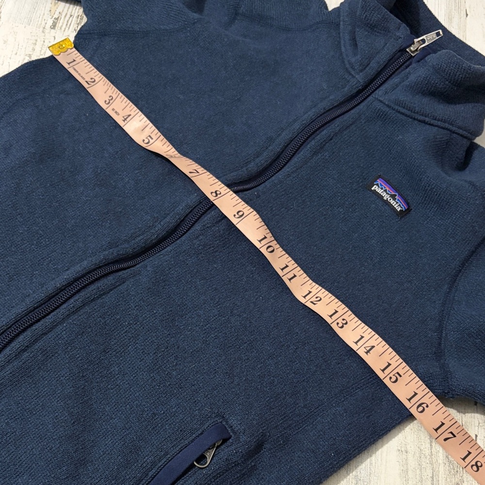Patagonia Kids Deep Blue Fleece Jacket - Picture 8 of 9